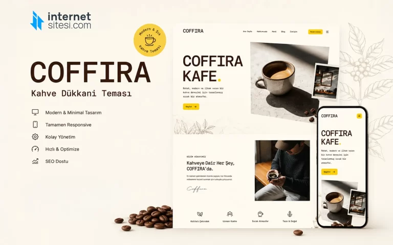Coffira Kahve Dükkanı Sitesi