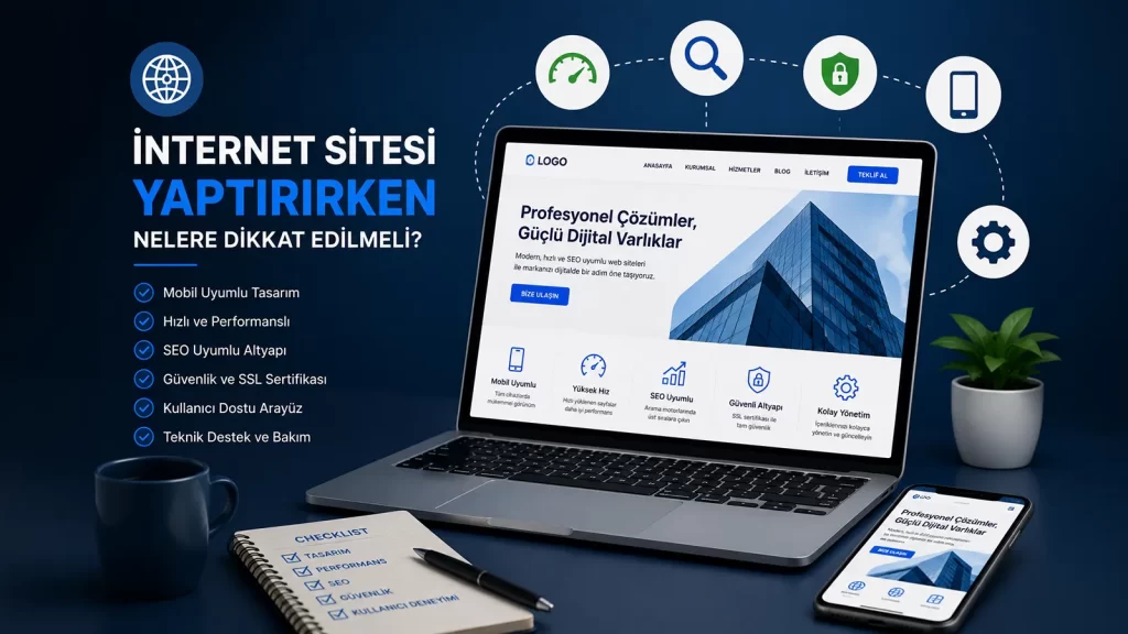 İnternet Sitesi Yaptırırken Nelere Dikkat Edilmeli?